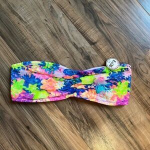 NWT Victoria's Secret‎ large colorful bandeau